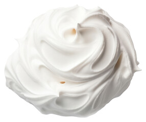 Canvas Print - PNG Dessert cream icing white.