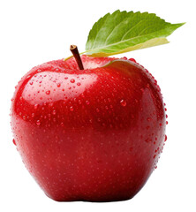 Sticker - PNG Healthy apple fruit plant.