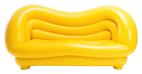 Poster - PNG A inflatable banana sofa furniture loveseat.