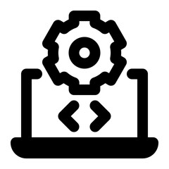 software engineering, software development, programming, coding, information technology outline icon