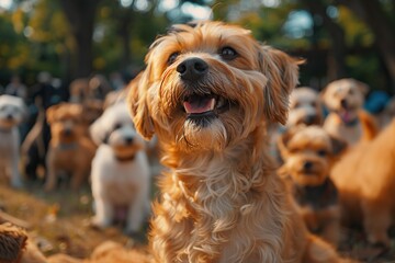 A Portrait of a Happy Dog