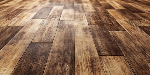 Canvas Print - 3d illustration of flooring wood texture in interior and architecture, background