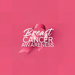 Wall Mural - Breast cancer awareness background