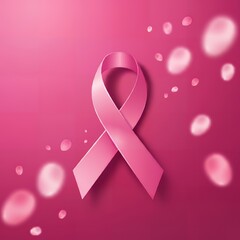 Wall Mural - Breast cancer awareness background