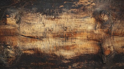 Closeup of a rough unpolished wood surface displaying visible saw marks and a natural rustic appearance  This textured wooden background has an organic earthy tone and grungy