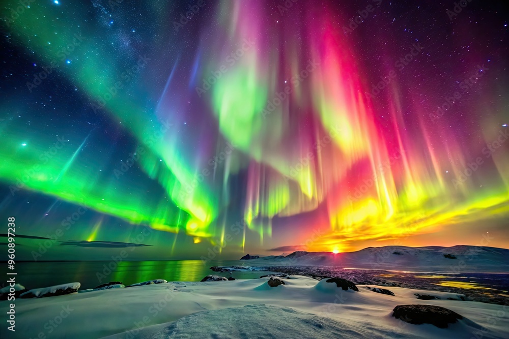 Picture of Aurora Australis Solar Maximum Geomagnetic Storm Cosmic Plasma ...