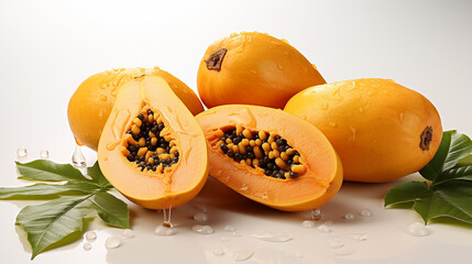 3d rendered photo of papaya