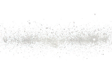 Wall Mural - png dense white glitter lower borders backgrounds abstract pattern.
