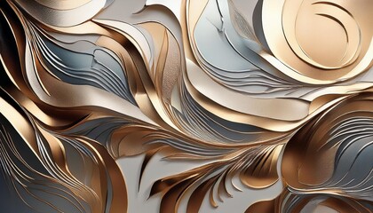 abstract background with waves