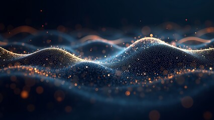 Digital backdround ideal for technological operations, neural networks, AI, data transmission and encryption, digital archives, audio and visual representations, scientific research