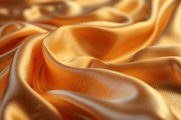 Elegant Gold Satin Background, Luxurious Gradient Texture