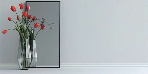 Wall Mural - vase with flowers