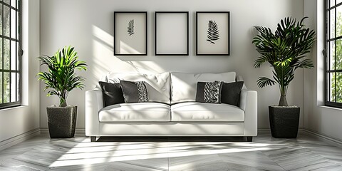 Wall Mural - modern living room