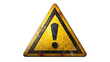 © Uncle-Ice - Isolated yellow triangle sign with exclamation mark, warning of danger