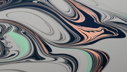 Wall Mural - Abstract Swirling Marble Pattern Background