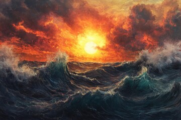 Waves in the sea and a hundred thousand sun, ai