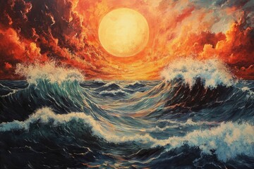 Waves in the sea and a hundred thousand sun, ai