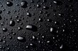 © ImronDesign - Water droplets on dark cover background. Water droplets concept, ai