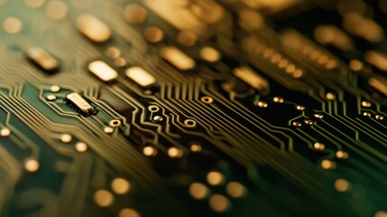 Canvas Print - Close Up of a Circuit Board