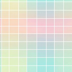 Wall Mural - seamless pattern of minimal grids with subtle color gradients