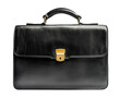 © PixMarket - Black leather briefcase isolated on transparent background
