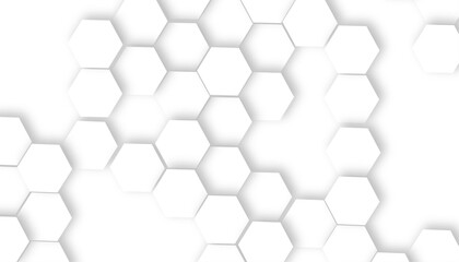 Abstract technology background and design element with hexagons pattern. Futuristic Hexagon background