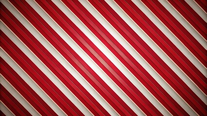 Wall Mural - Abstract background with red and white stripes resembling leading lines