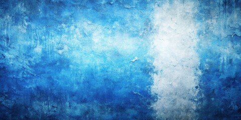 Wall Mural - Abstract blue and white textured background