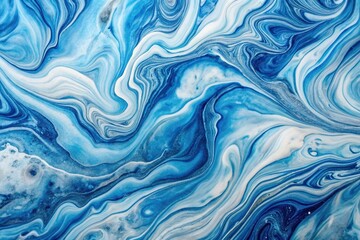 Wall Mural - abstract blue background with swirling veins