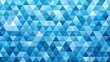 © methinee - Abstract blue triangle geometric pattern background