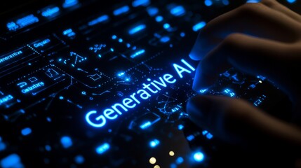 Generative AI - A Glowing Interface
