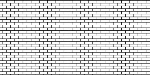 Wall Mural - White brick wall seamless background. Modern style. Vector illustration. Seamless repeating 3D rendering bump texture.