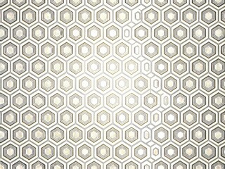 Geometric grid of octagons in a repeating pattern, set against a clean white background with subtle gradient effect to enhance depth.