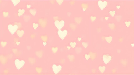 Wall Mural - bright pink hearts background beautiful wallpaper poster cover