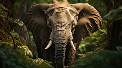 elephants in national park