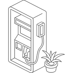 Wall Mural - Fuel Pump Icon