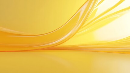 Wall Mural - Abstract Yellow and Orange Swirls