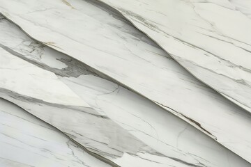 Wall Mural - A close-up shot of a flawlessly smooth plain white marble surface