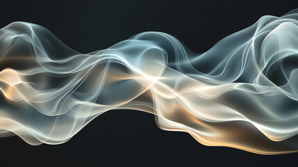 Wall Mural - Abstract Smoke Art