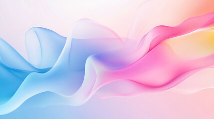 Wall Mural - Abstract Colorful Waves Background