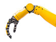© Bismillah - Industrial robotic arm with a yellow exterior and articulated joints