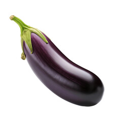 Fresh eggplant vegetable isolated on a white background