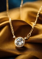 Diamond jewelry luxury and fashion jewelry. ai generative