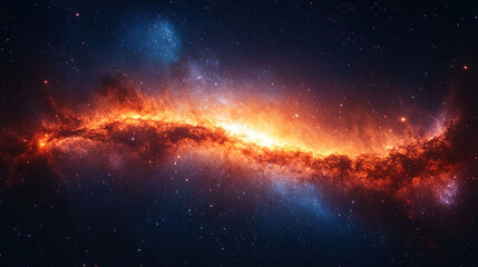 Wall Mural - sunset in space