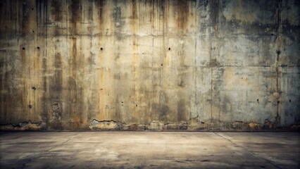 Gritty urban background with vintage concrete texture and cement wallpaper