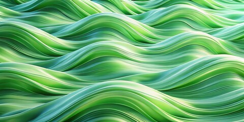 Abstract luxury light green wave pattern background