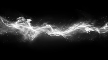 Wall Mural - Abstract Smoke and Light