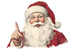 © Oksana - Santa portrait vintage illustration isolated on transparent background