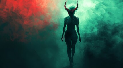 Poster - woman demon