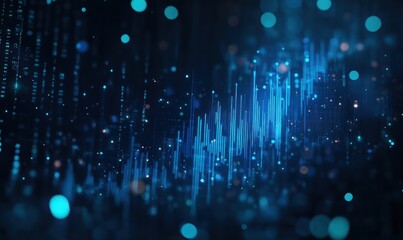 Abstract Digital Data Visualization
